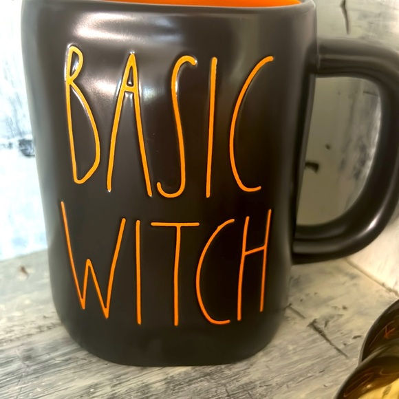 Rae Dunn BASIC WITCH matte black mug - Picture 2 of 4